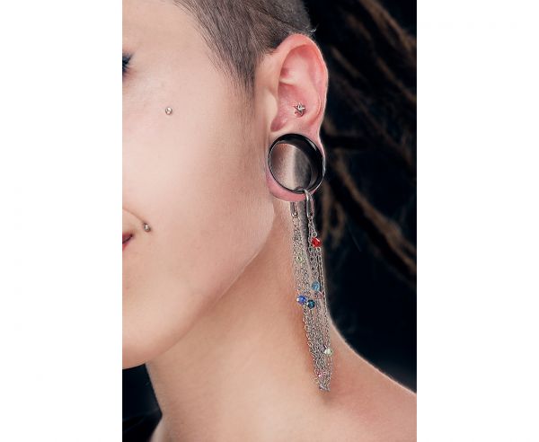 PIERCING HELIX CON ESTRELLA