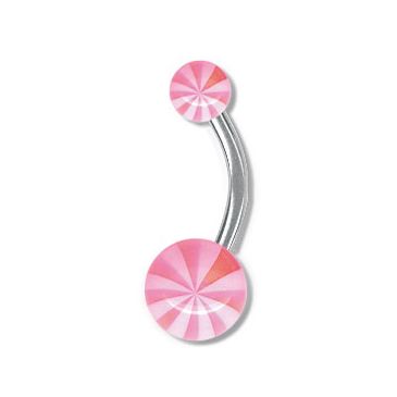 Light pink belly sales button piercing