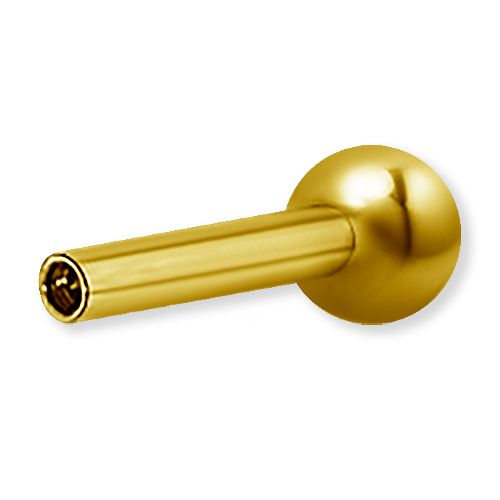 Gold-bar with internal thread