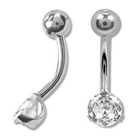 BAUCHNABELPIERCING MIT SCHMUCK