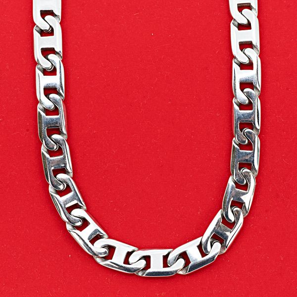 COLLIER À MAILLONS DE CHAÎNE BRILLANTS