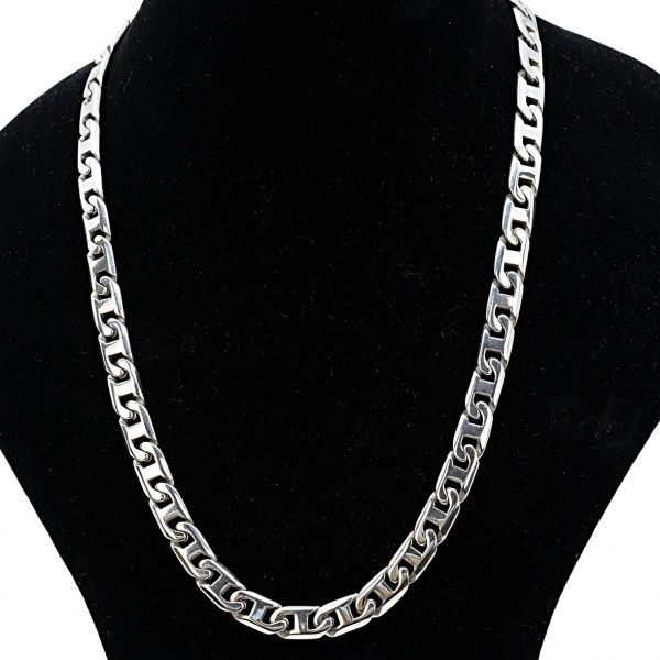 COLLIER À MAILLONS DE CHAÎNE BRILLANTS