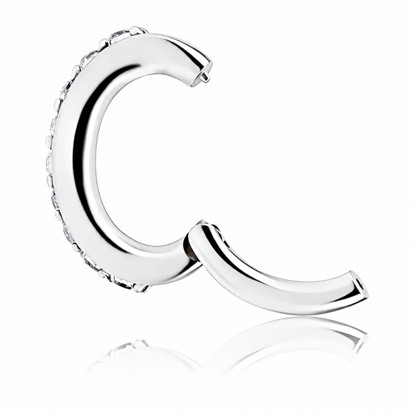ORECCHINO CLICKER CON CUBIC ZIRCONIA