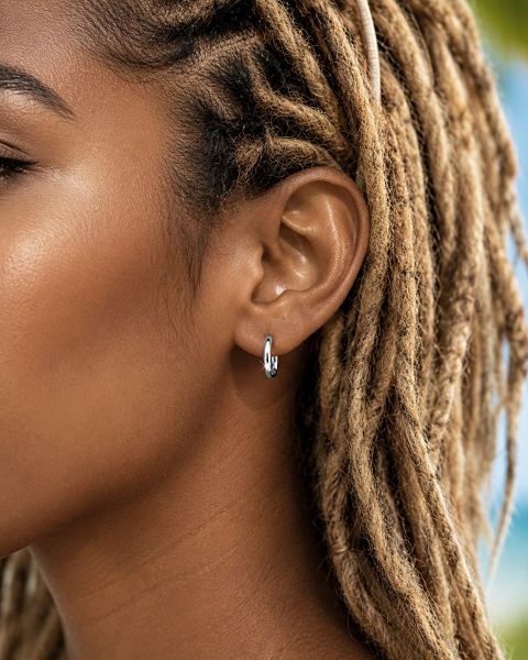 SMOOTH CLICKER EARRINGS