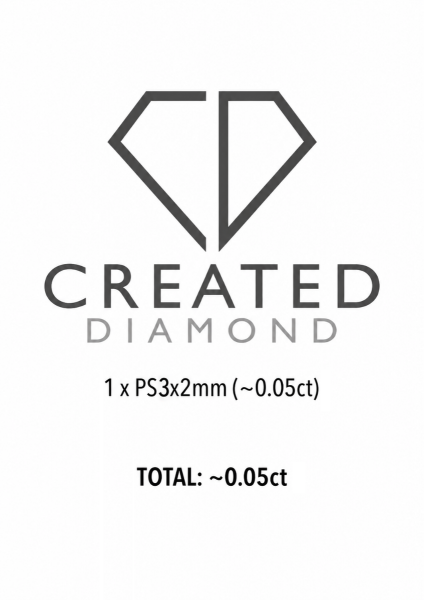 EMBOUT THREADLESS EN OR MASSIF AVEC DIAMANT LAB