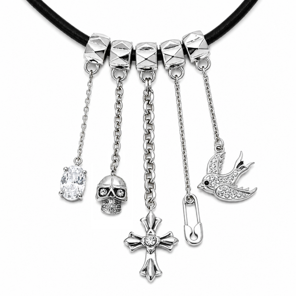 COLLANA CON CINQUE CIONDOLI