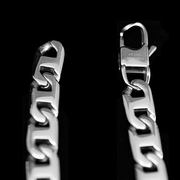 COLLIER À MAILLONS DE CHAÎNE BRILLANTS