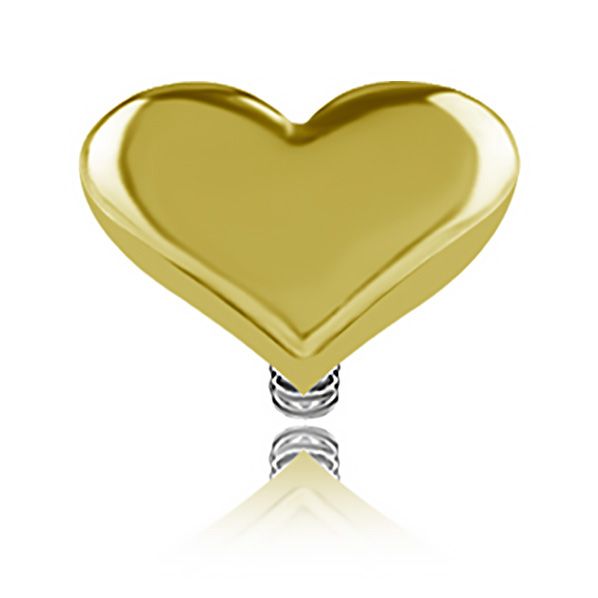 PIERCING IN ORO CON CUORICINO