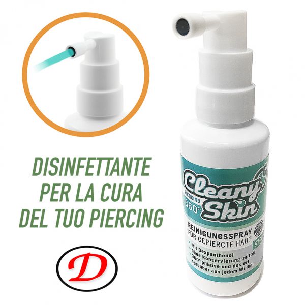 CLEANING SPRAY FOR PIERCED SKIN