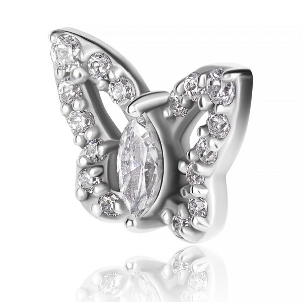 Replacement piercing with butterfly