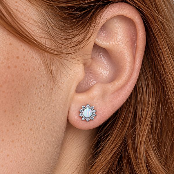 STECKLABRETTE MIT OPAL UND KRISTALLEN