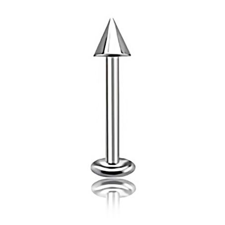 LABRET PIERCING WITH TIP AND INTERNAL THREAD