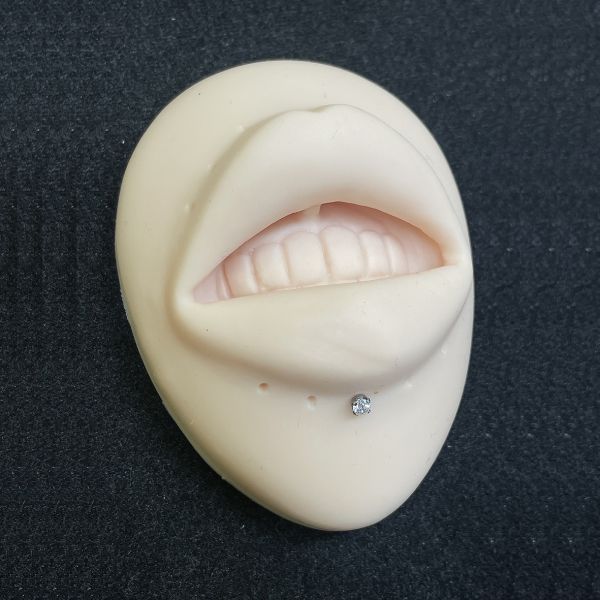 LABRET MIT KRISTALL FÜR CONCH-PIERCING