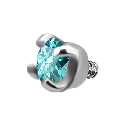Dermal discount stud piercing