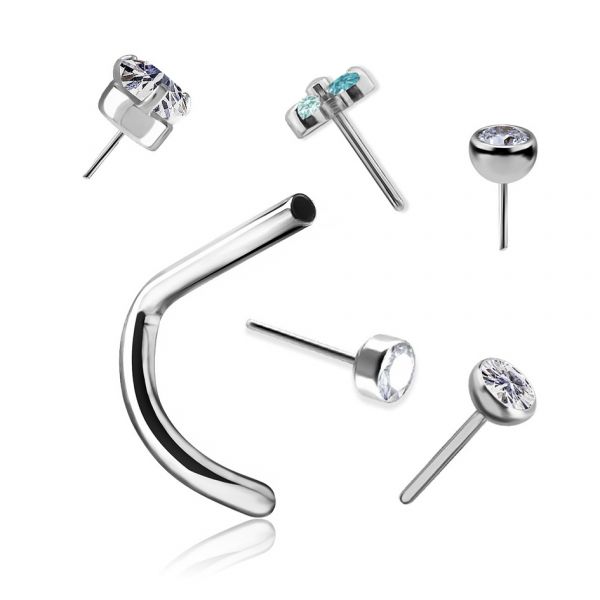 THREADLESS NOSE PIERCING