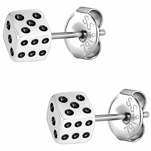 OHRRINGE MIT SPIELWÜRFELN