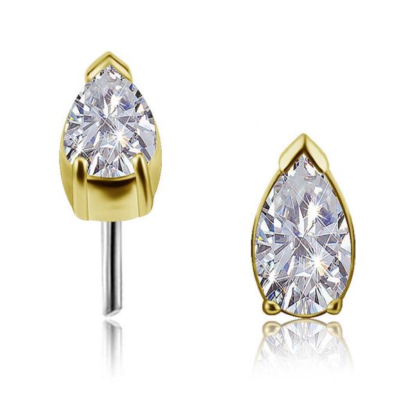 BIJOU AVEC DIAMANT LAB TAILLE MARQUISE EN OR MASSIF