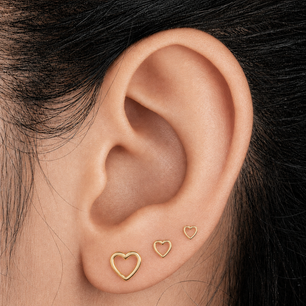 LABRET AVEC EMBOUT EN FORME DE CŒUR
