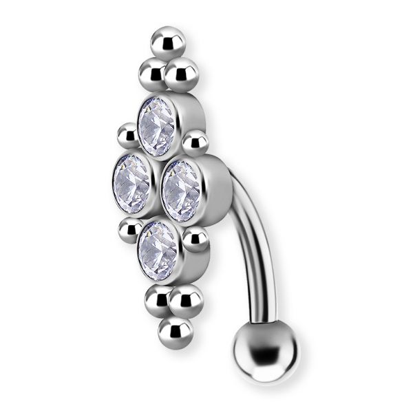 Piercing sales ombelico titanio