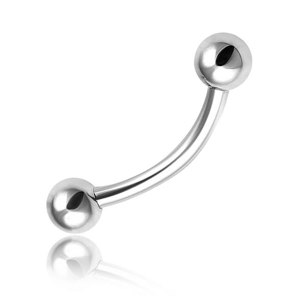 Steel banana bell with balls