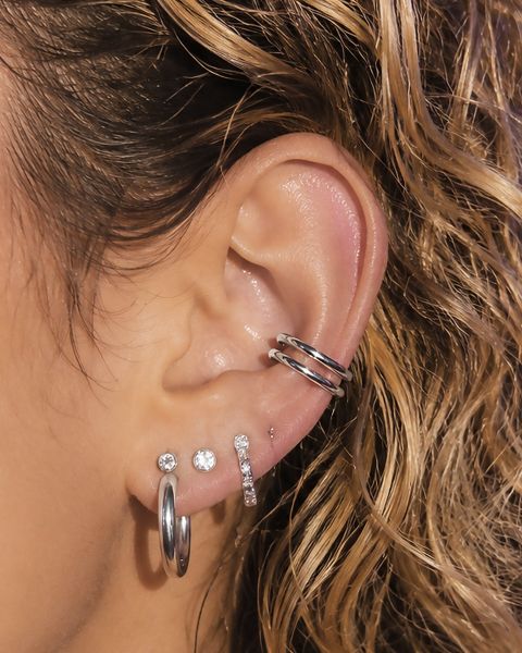 DOPPELKREISKLICKER FÜR CONCH-PIERCING