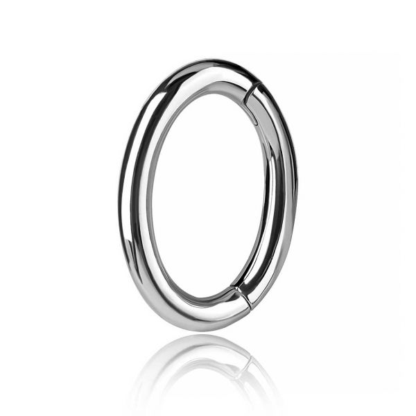 Oval belly clicker