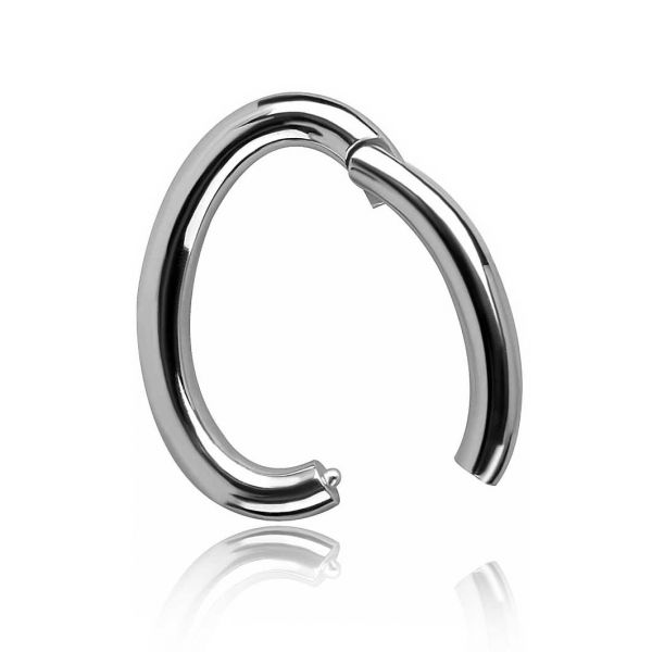 Oval belly clicker