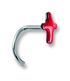 PIERCING NEZ AVEC CROIX