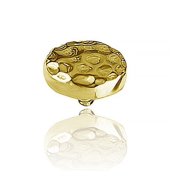 Replacement in hammered gold and external thread