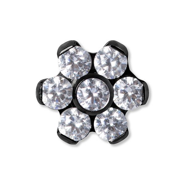 FLOWER WITH CRYSTALS FOR MICRODERMAL