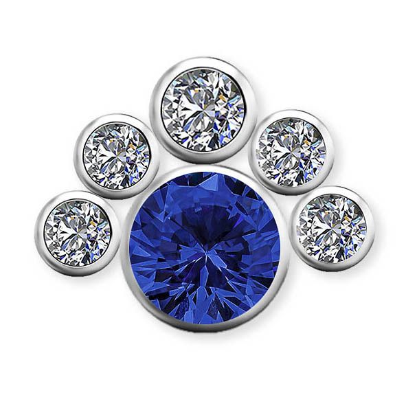 Rechange avec Premium Zirconia et titane poli à la main
