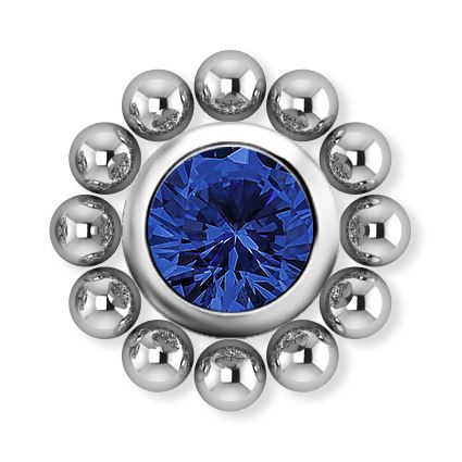 Piercing component with Premium Zirconia and spheres