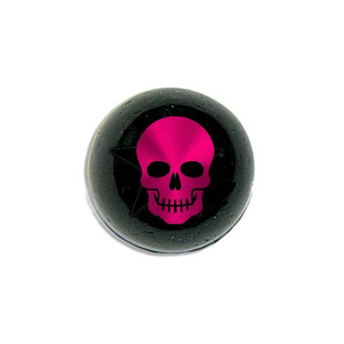 Acrylic ball with skull