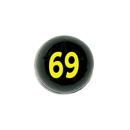 Mini acrylic ball for barbell