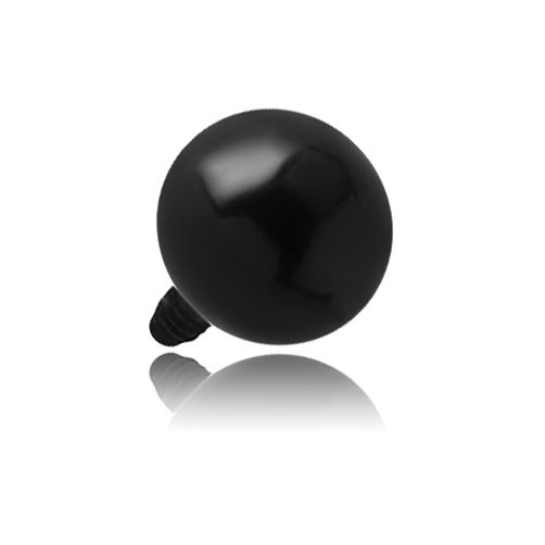 Bola de titanio negro para microdermal