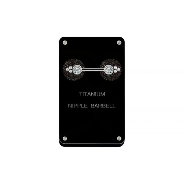 PIERCING CAPEZZOLO CON ZIRCONIA