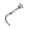 NOSE PIERCING WITH CRYSTAL