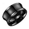 GLATTER SCHWARZER RING