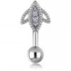PIERCING DE NOMBRIL AVEC ZIRCONE PREMIUM
