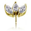 LOTUS FLOWER THREADLESS PIERCING REPLACEMENT