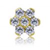 GOLD-PLATED MICRODERMAL FLOWER