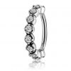 CERCHIO CLICKER CON CRISTALLI IN CUBIC ZIRCONIA