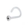 PIERCING AL NASO BIOPLAST CON CRISTALLO