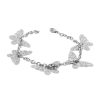 BRACCIALE CON FARFALLINE PENDENTI