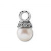 Freshwater pearl pendant for clicker piercing