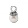 Pendentif perle d'eau douce pour piercing clicker