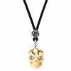 COLLAR CON CALAVERA Y CRISTALES
