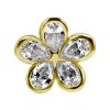 ACCESSORIO PIERCING FIORE D’ORO