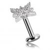 STERNFÖRMIGES PIERCING MIT KRISTALLEN