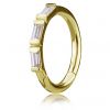 PIERCING DA NASO IN ORO CON CRISTALLI BAGUETTE